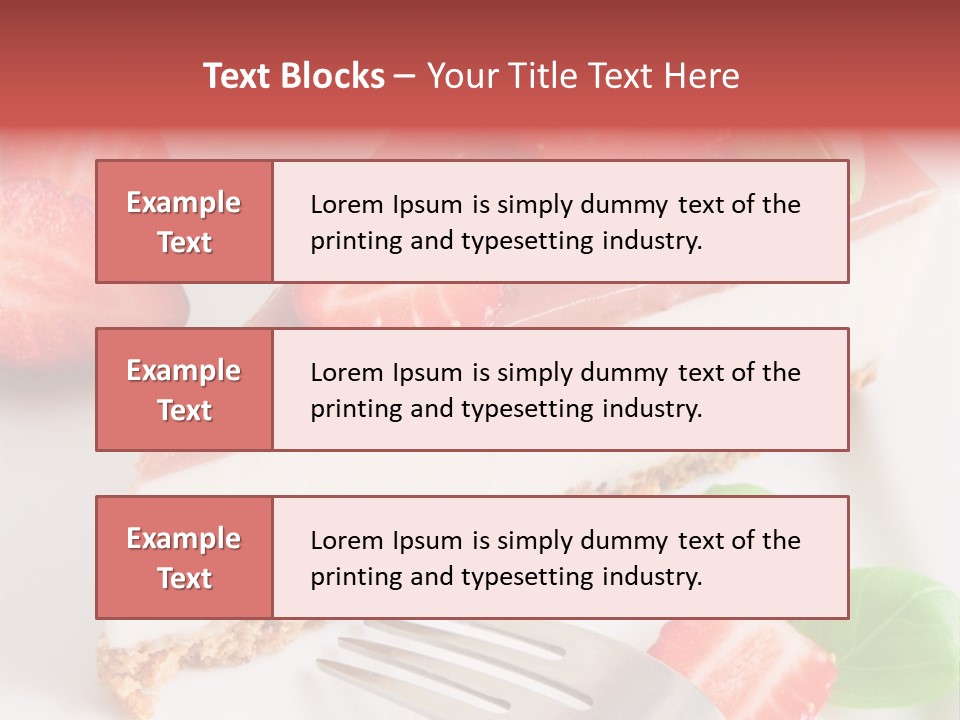 Gelatin Cream Cheese Dairy PowerPoint Template