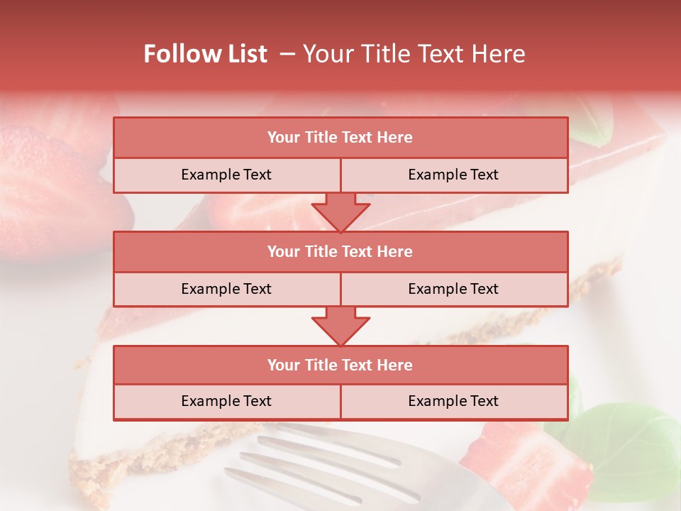 Gelatin Cream Cheese Dairy PowerPoint Template