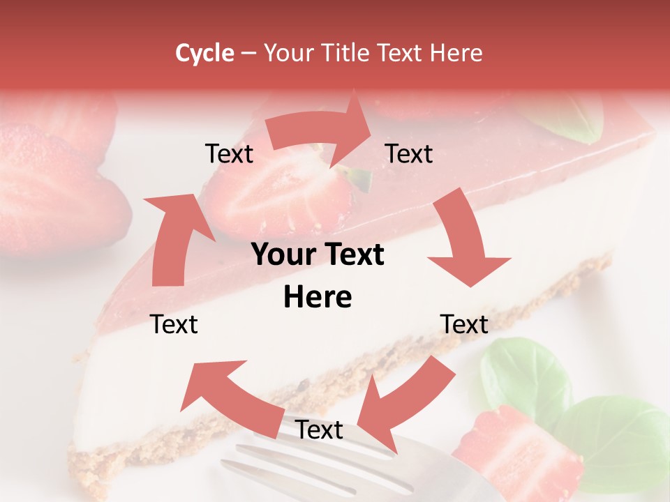 Gelatin Cream Cheese Dairy PowerPoint Template