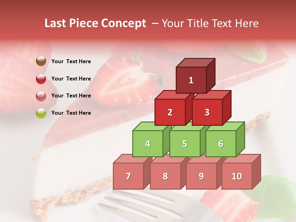 Gelatin Cream Cheese Dairy PowerPoint Template