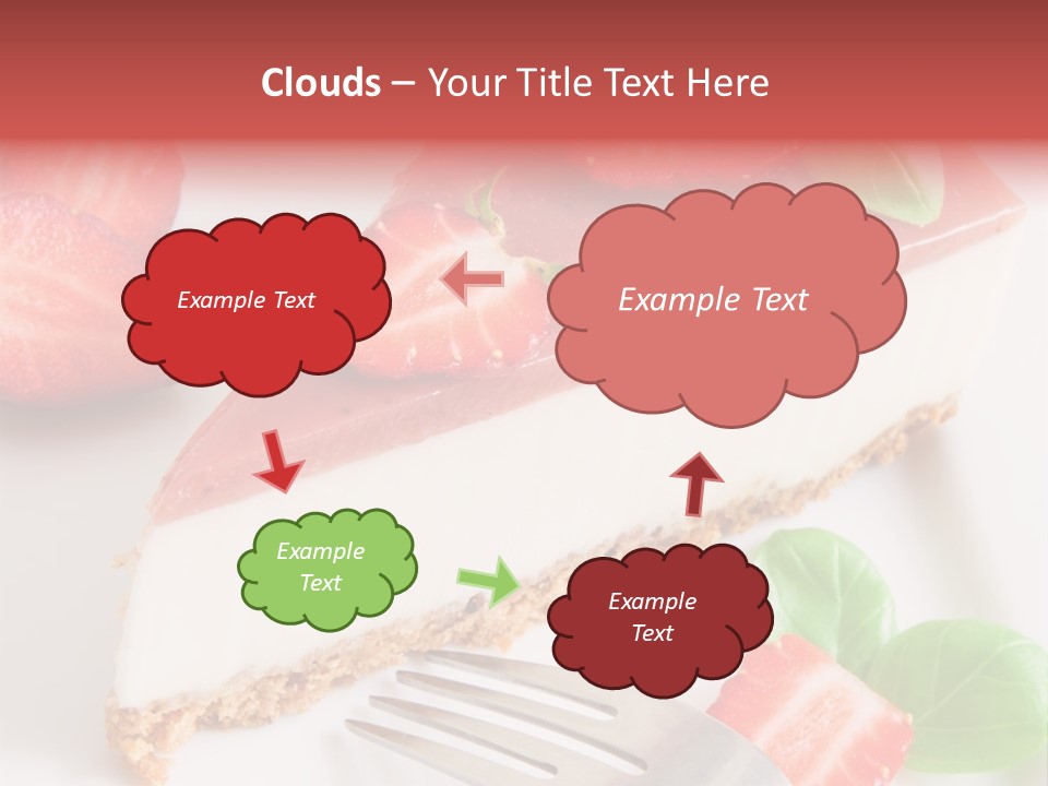 Gelatin Cream Cheese Dairy PowerPoint Template