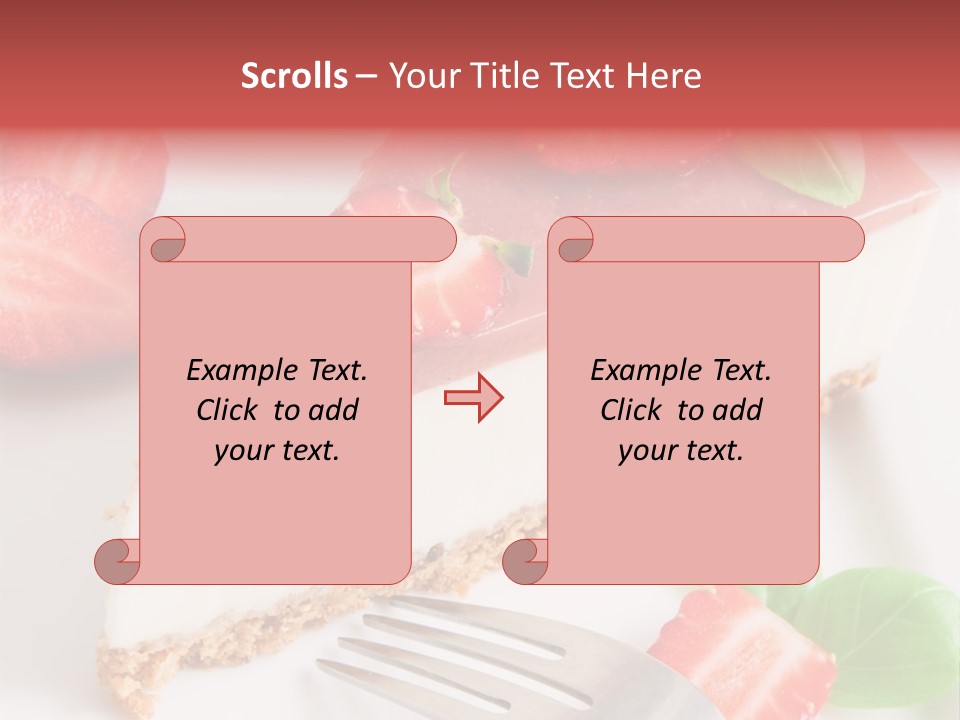 Gelatin Cream Cheese Dairy PowerPoint Template