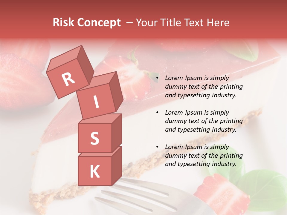 Gelatin Cream Cheese Dairy PowerPoint Template