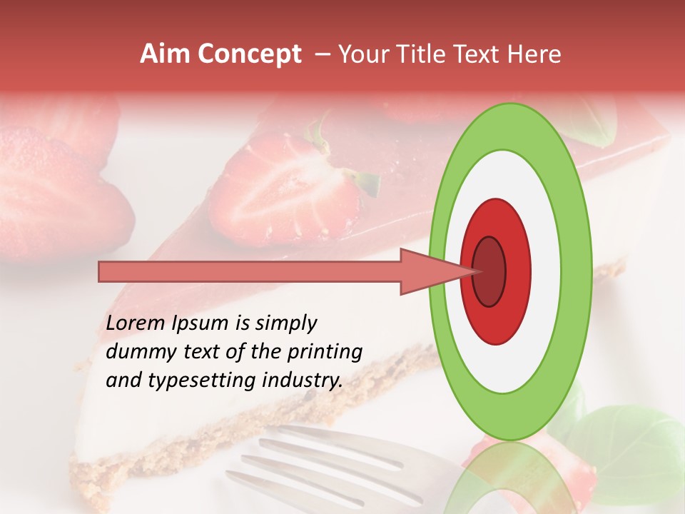Gelatin Cream Cheese Dairy PowerPoint Template