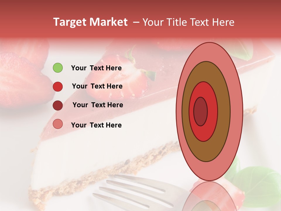 Gelatin Cream Cheese Dairy PowerPoint Template