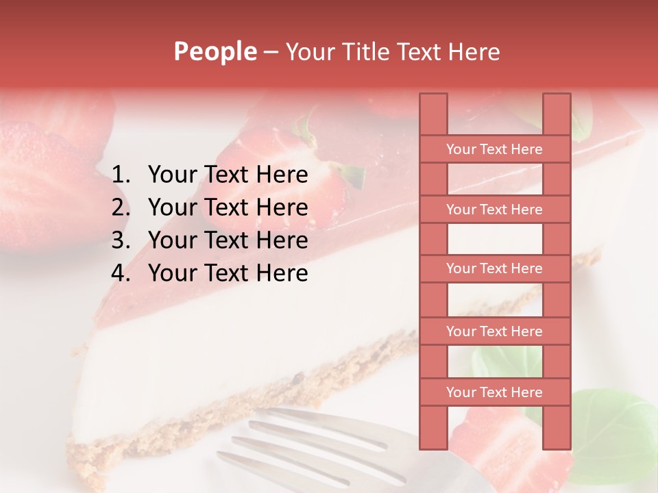 Gelatin Cream Cheese Dairy PowerPoint Template