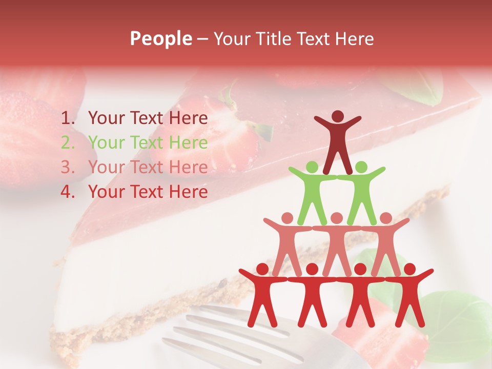 Gelatin Cream Cheese Dairy PowerPoint Template