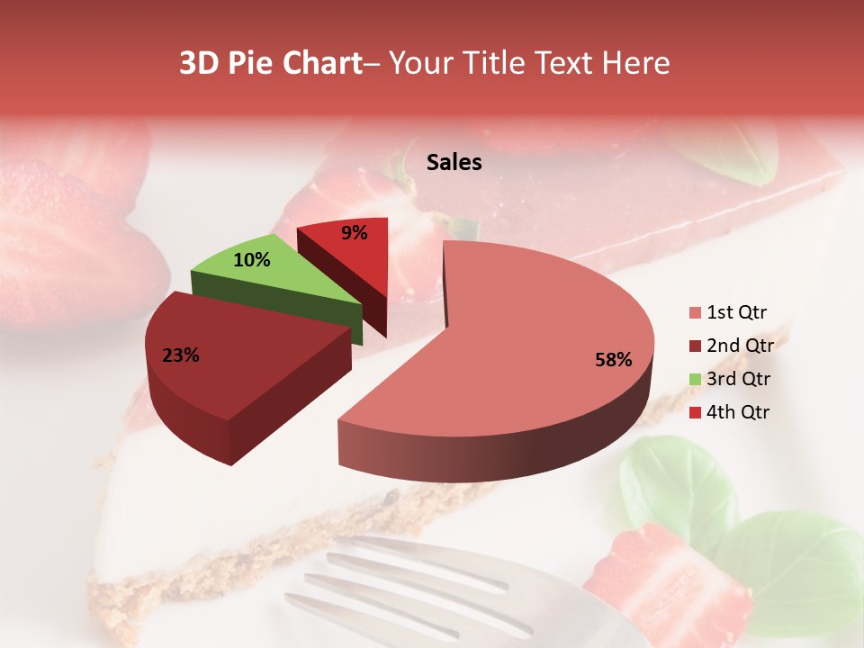 Gelatin Cream Cheese Dairy PowerPoint Template
