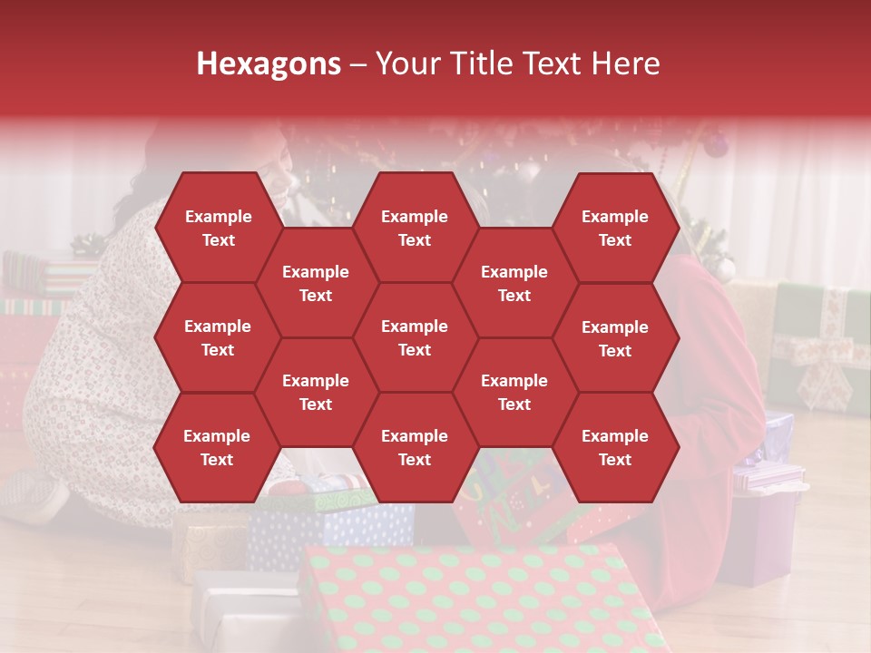 Girl Excitement Indoors PowerPoint Template