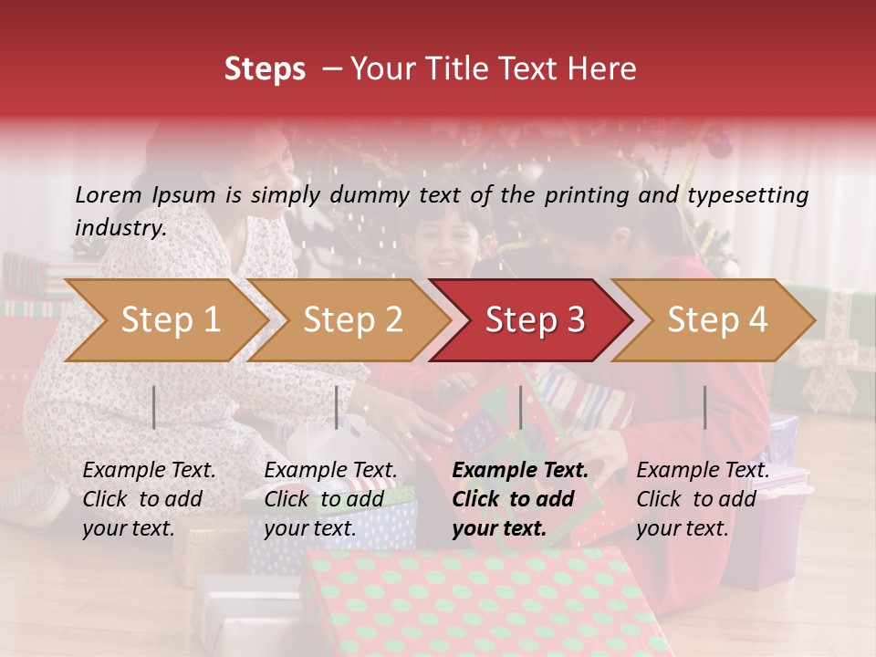 Girl Excitement Indoors PowerPoint Template