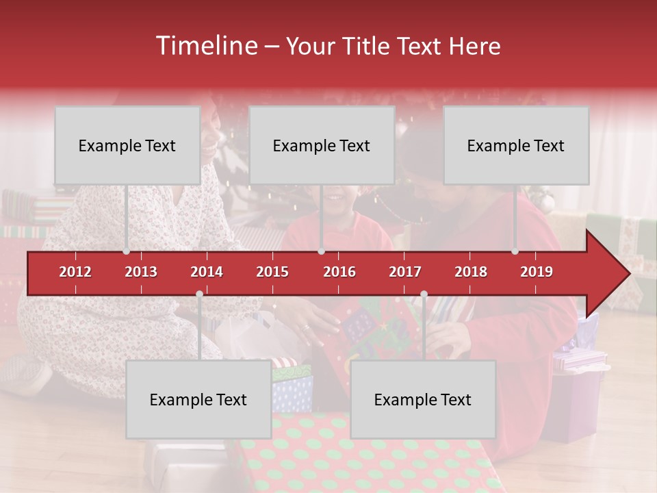 Girl Excitement Indoors PowerPoint Template