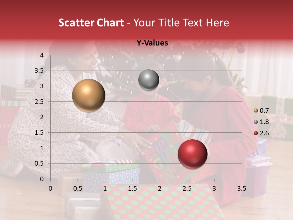 Girl Excitement Indoors PowerPoint Template