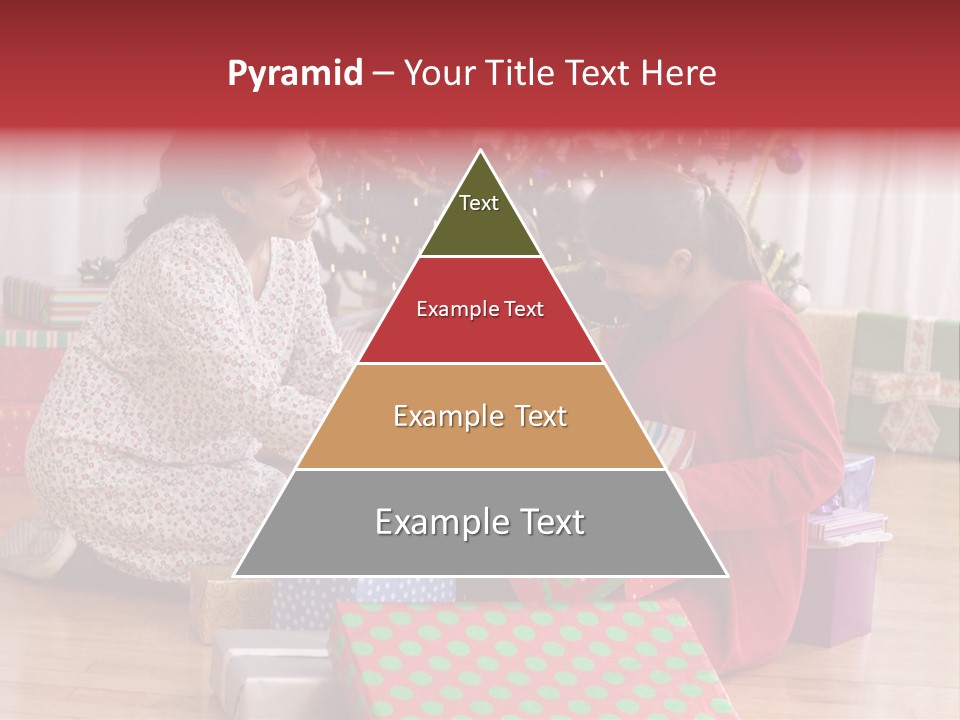 Girl Excitement Indoors PowerPoint Template