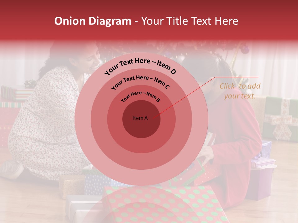 Girl Excitement Indoors PowerPoint Template