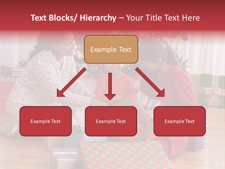 Girl Excitement Indoors PowerPoint Template