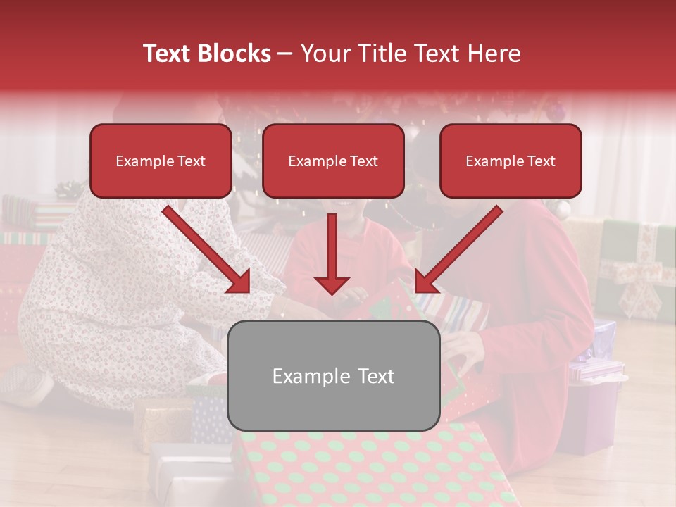 Girl Excitement Indoors PowerPoint Template