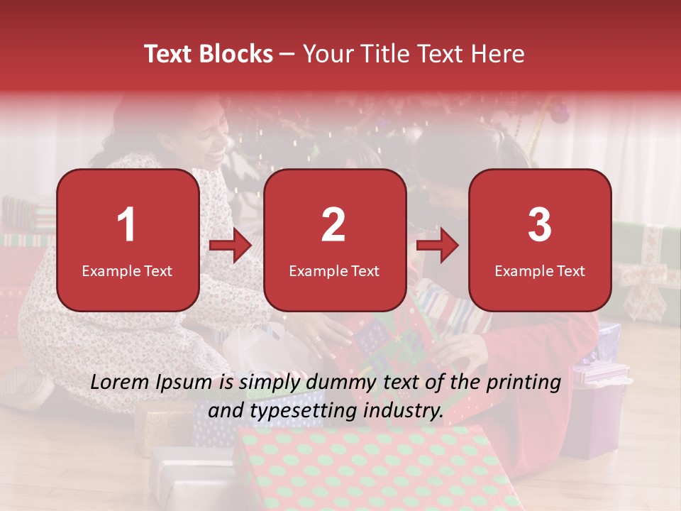 Girl Excitement Indoors PowerPoint Template