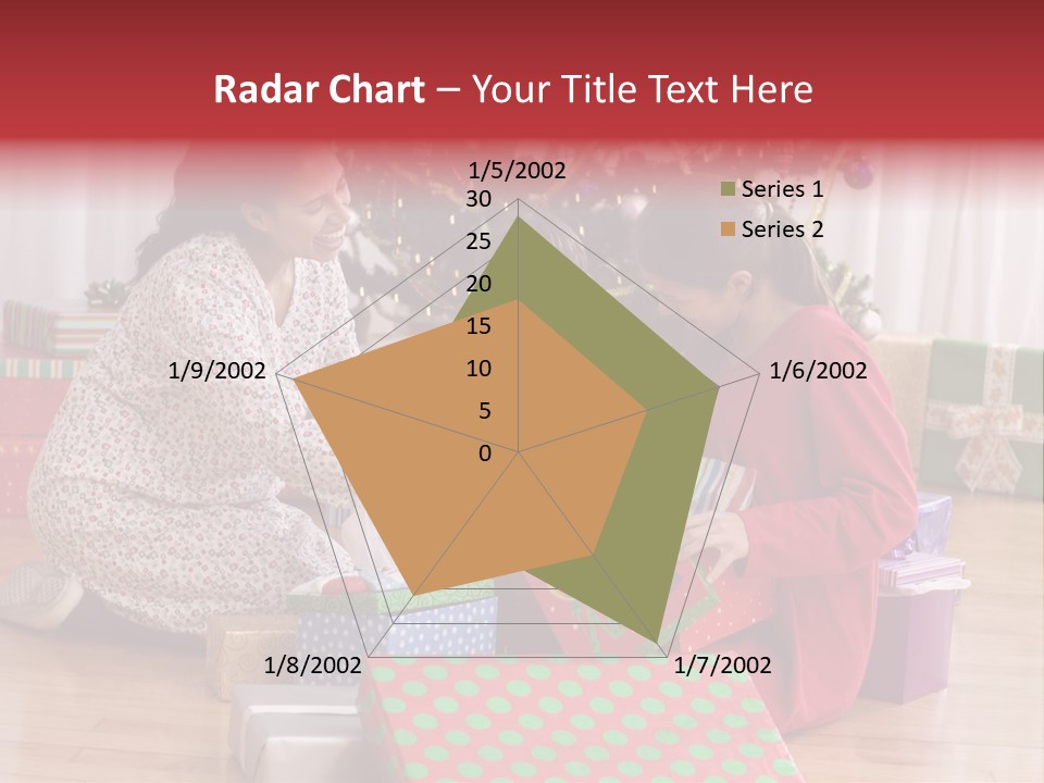 Girl Excitement Indoors PowerPoint Template