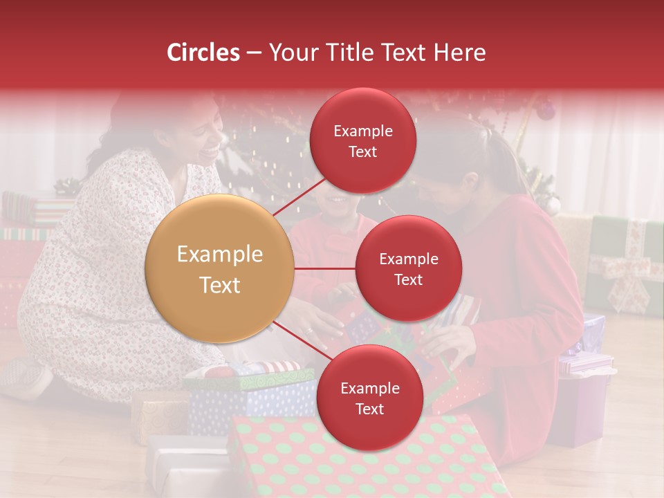 Girl Excitement Indoors PowerPoint Template