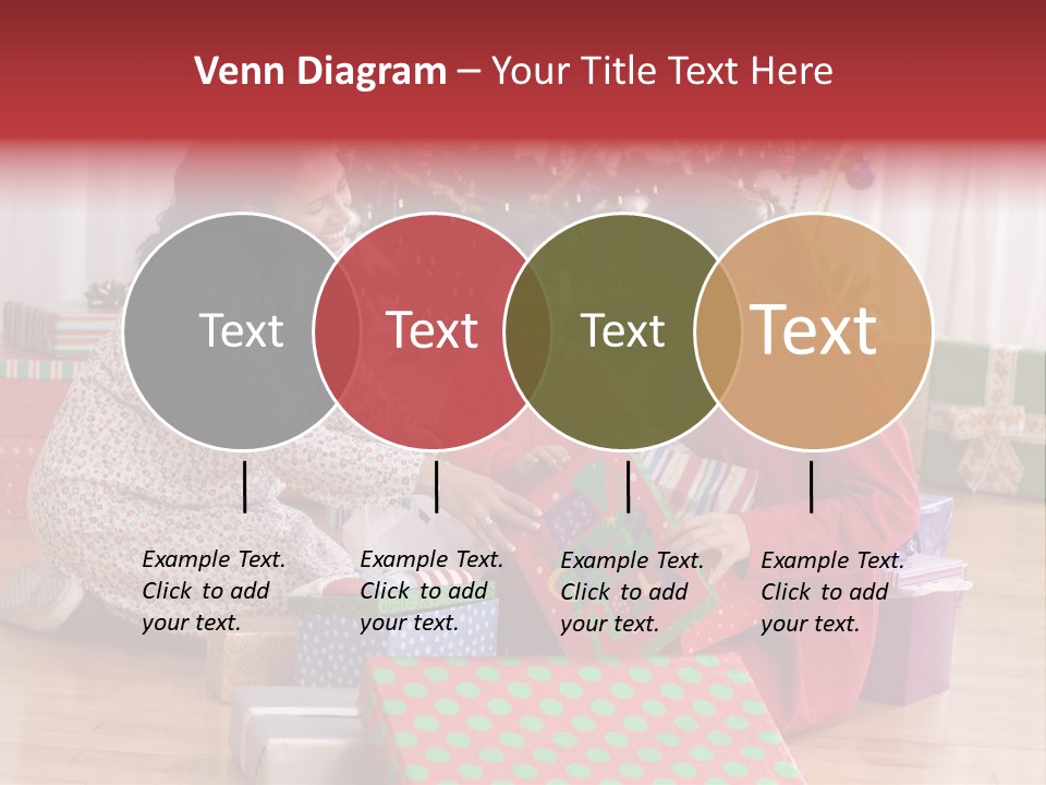 Girl Excitement Indoors PowerPoint Template