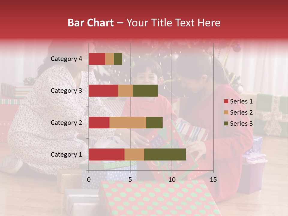 Girl Excitement Indoors PowerPoint Template