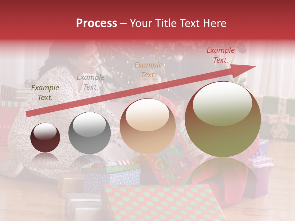 Girl Excitement Indoors PowerPoint Template