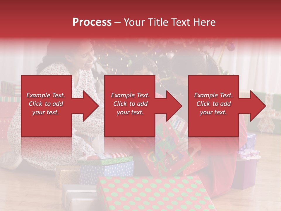 Girl Excitement Indoors PowerPoint Template