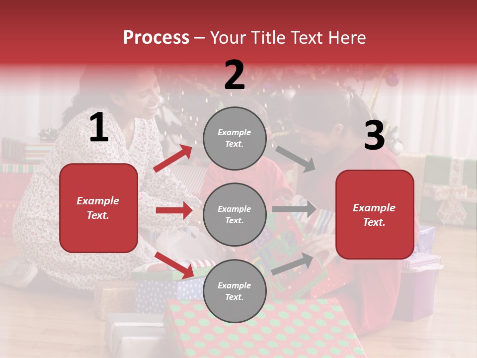 Girl Excitement Indoors PowerPoint Template