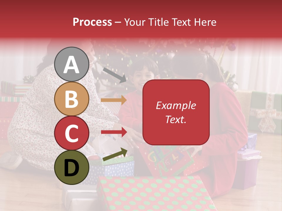 Girl Excitement Indoors PowerPoint Template