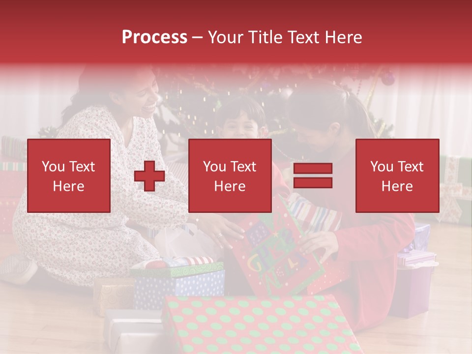 Girl Excitement Indoors PowerPoint Template