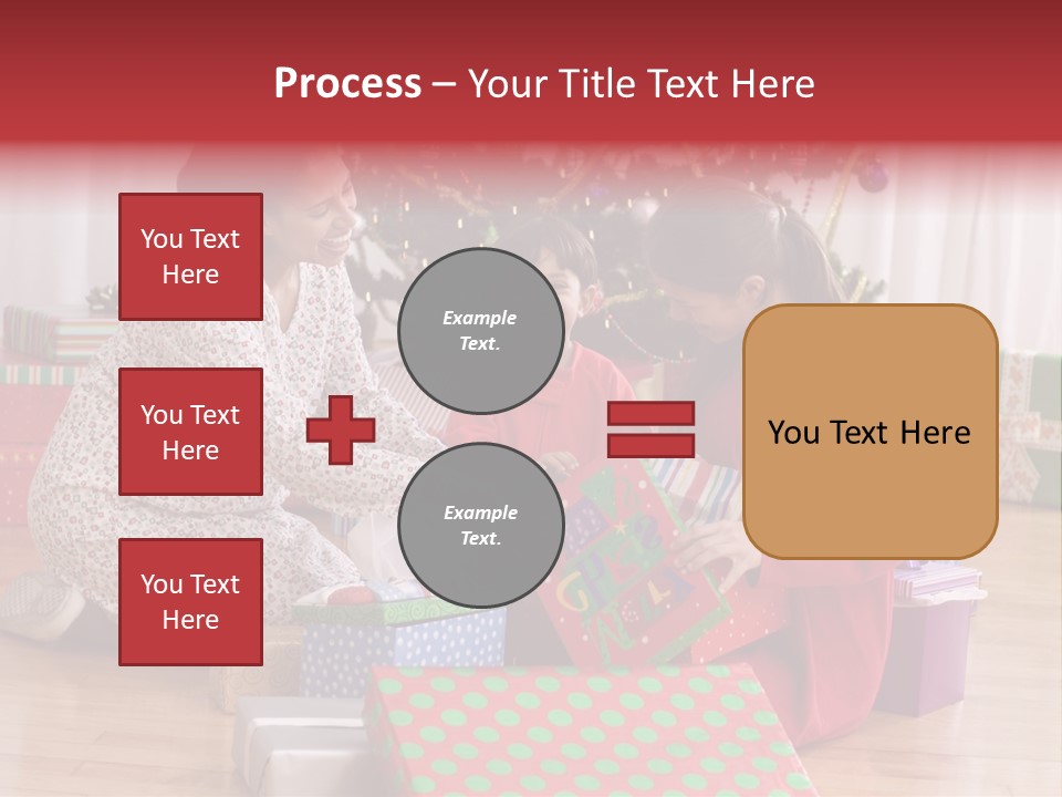 Girl Excitement Indoors PowerPoint Template