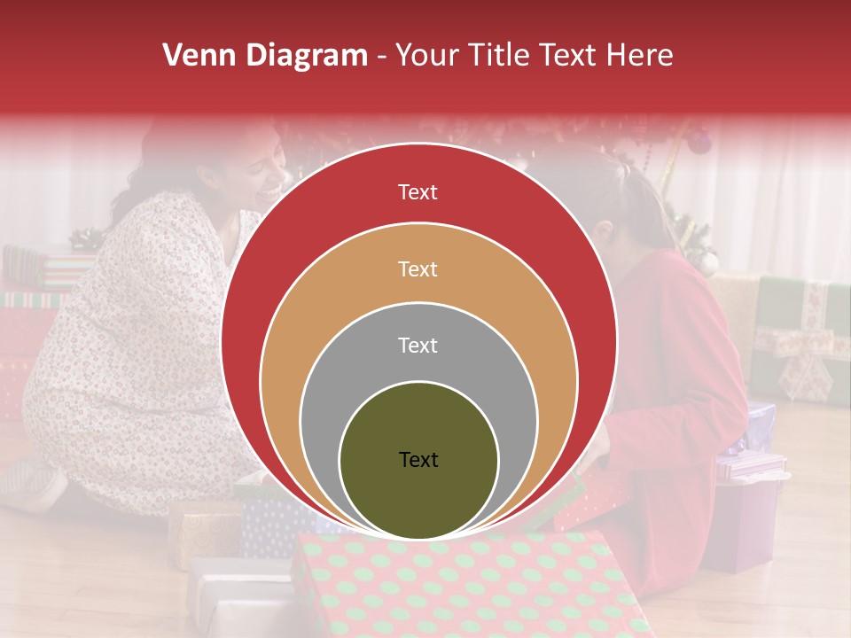 Girl Excitement Indoors PowerPoint Template