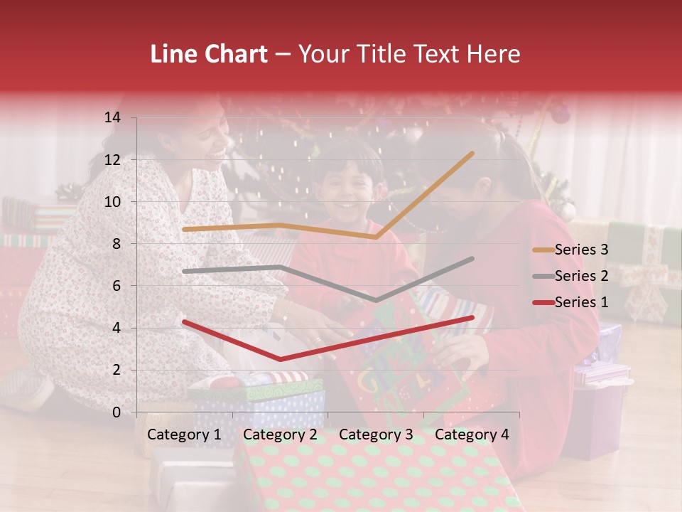 Girl Excitement Indoors PowerPoint Template
