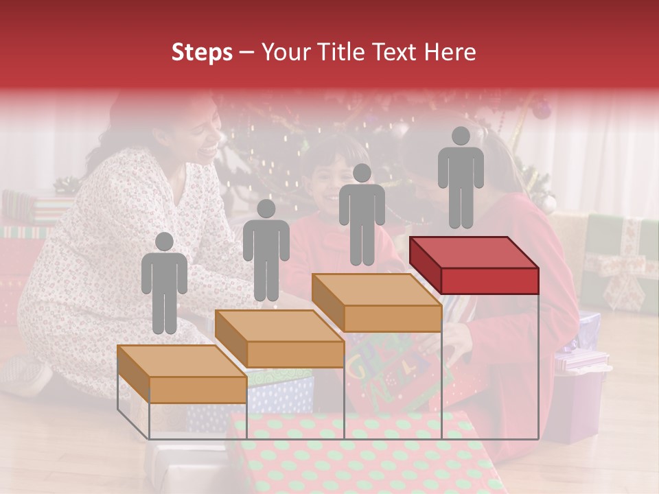 Girl Excitement Indoors PowerPoint Template