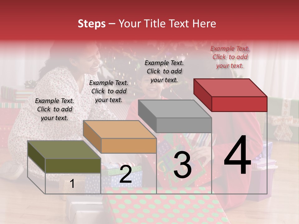 Girl Excitement Indoors PowerPoint Template