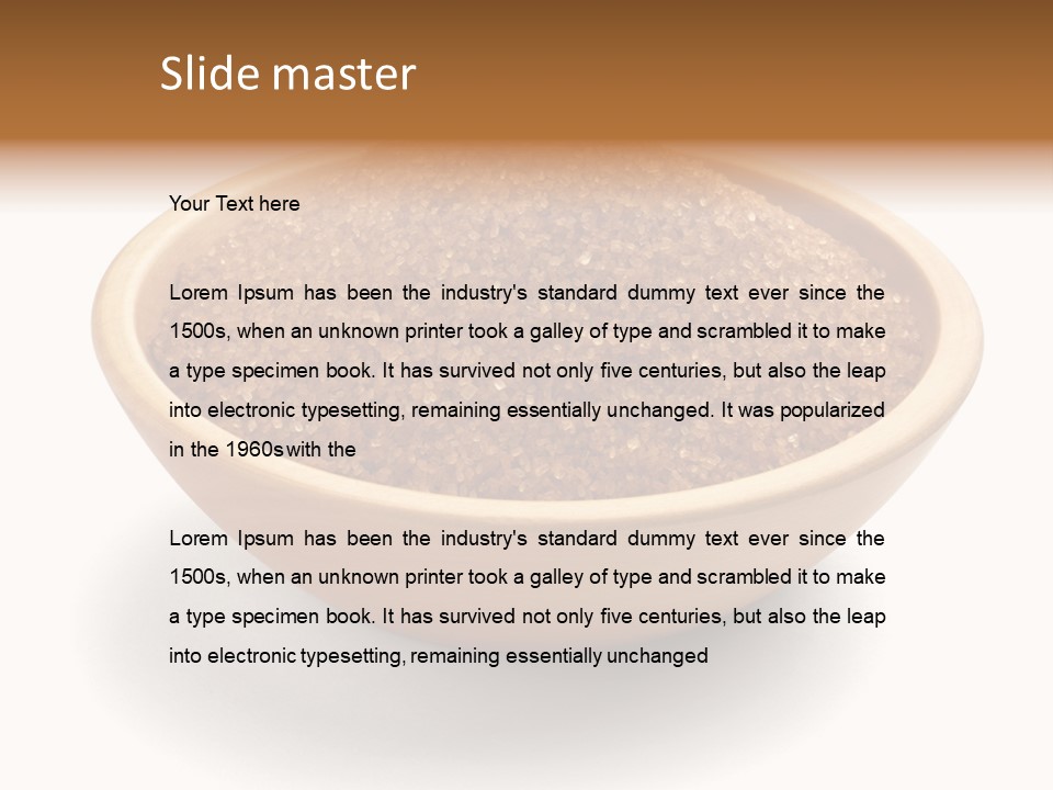 Sweetener Background Cooking PowerPoint Template