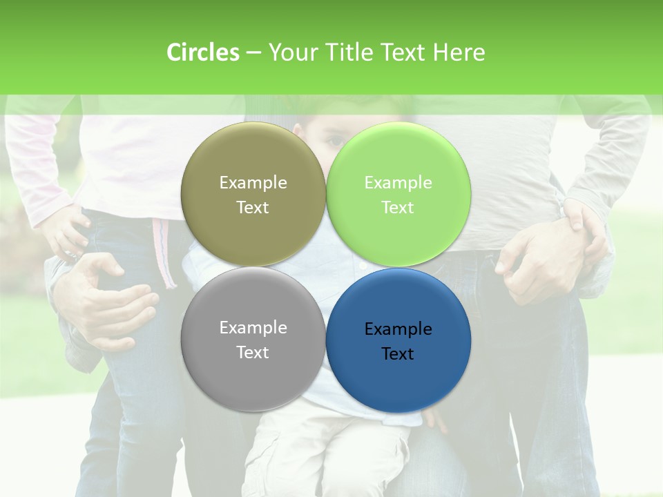 Happiness Sons Outside PowerPoint Template