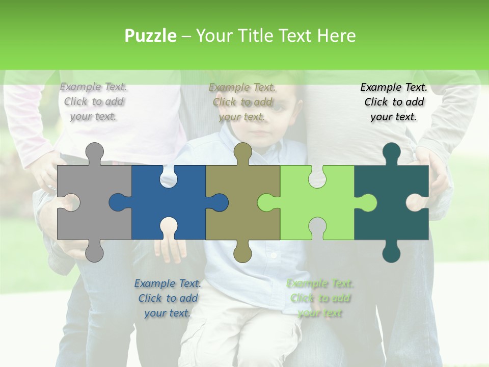 Happiness Sons Outside PowerPoint Template