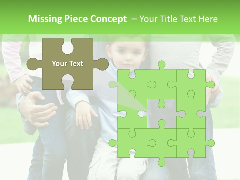 Happiness Sons Outside PowerPoint Template