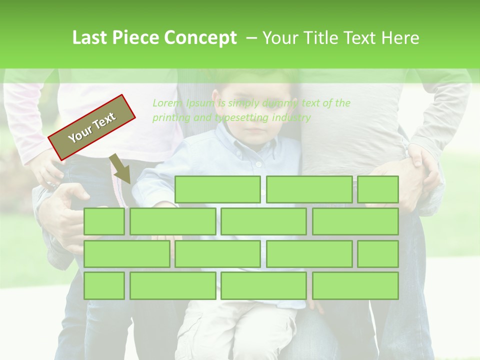 Happiness Sons Outside PowerPoint Template