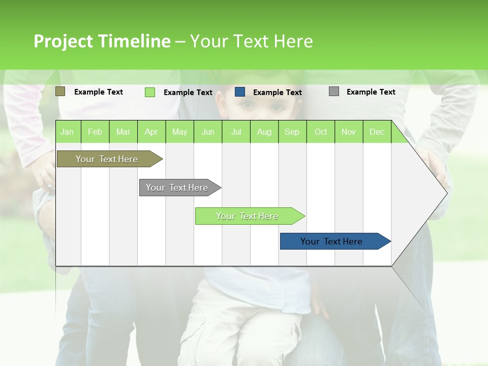 Happiness Sons Outside PowerPoint Template