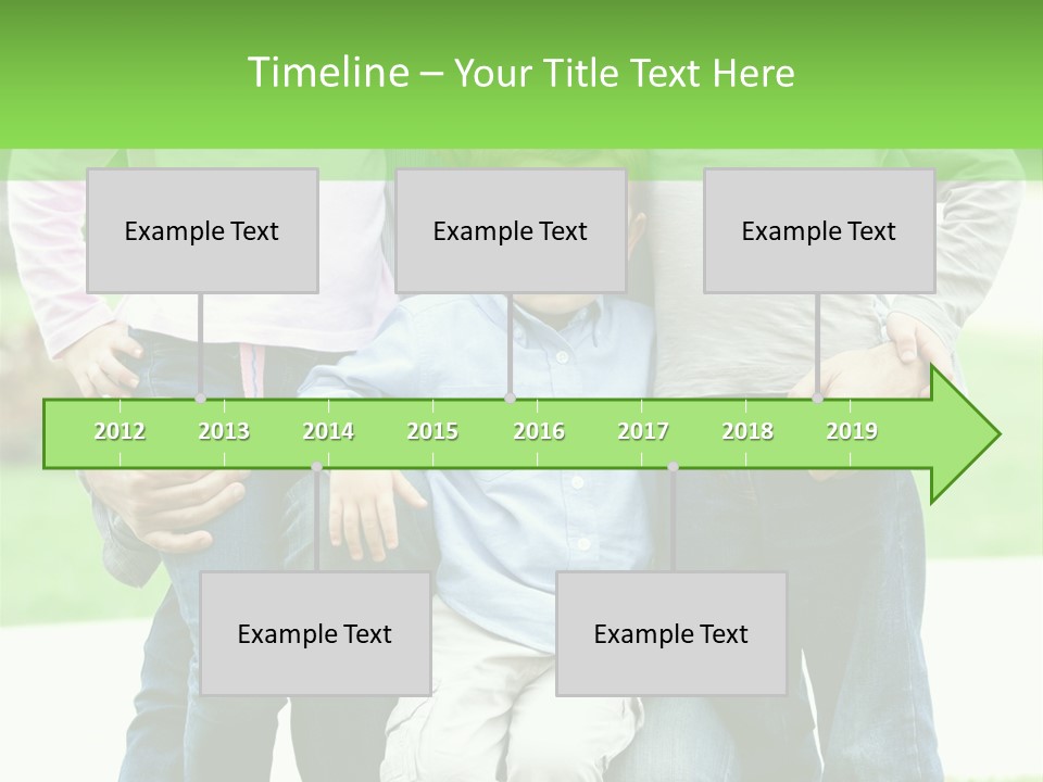 Happiness Sons Outside PowerPoint Template