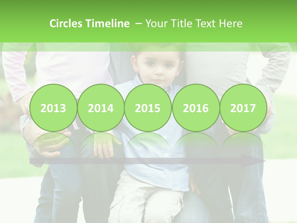 Happiness Sons Outside PowerPoint Template