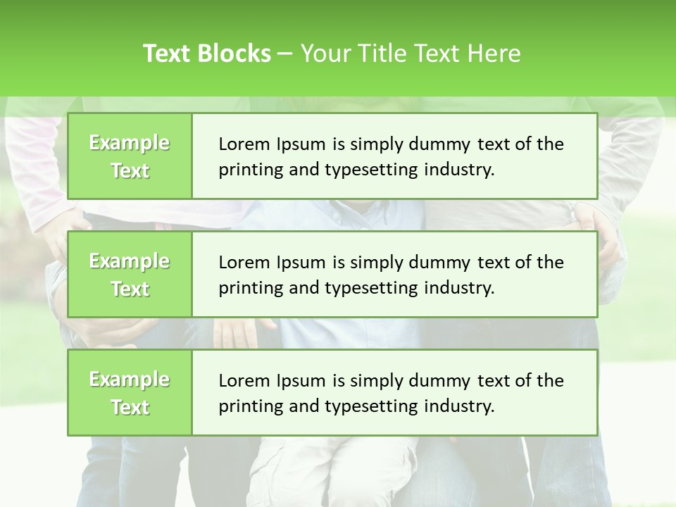 Happiness Sons Outside PowerPoint Template