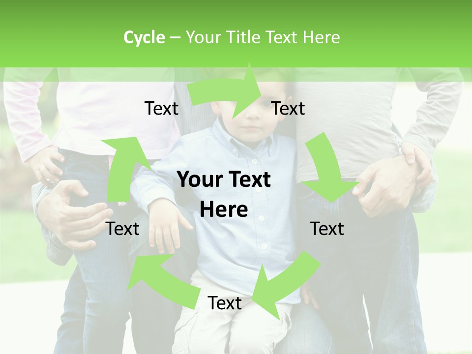 Happiness Sons Outside PowerPoint Template