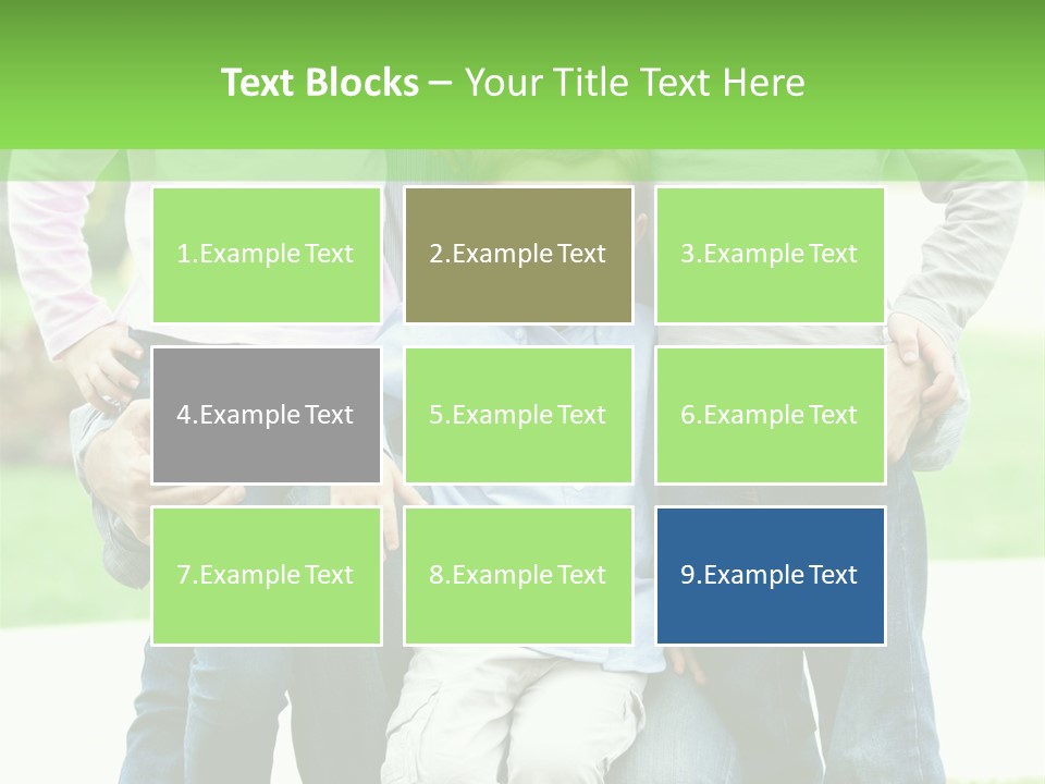 Happiness Sons Outside PowerPoint Template