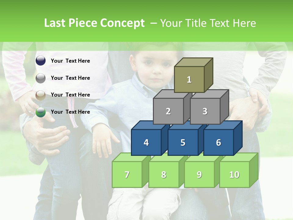 Happiness Sons Outside PowerPoint Template