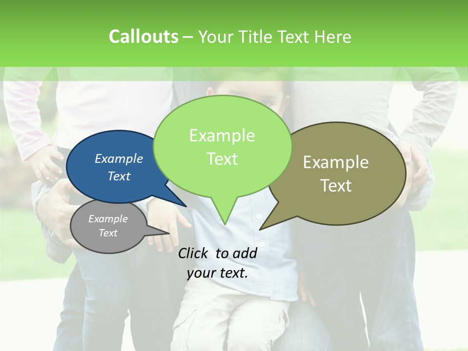 Happiness Sons Outside PowerPoint Template