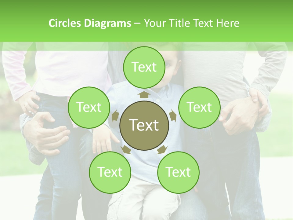 Happiness Sons Outside PowerPoint Template