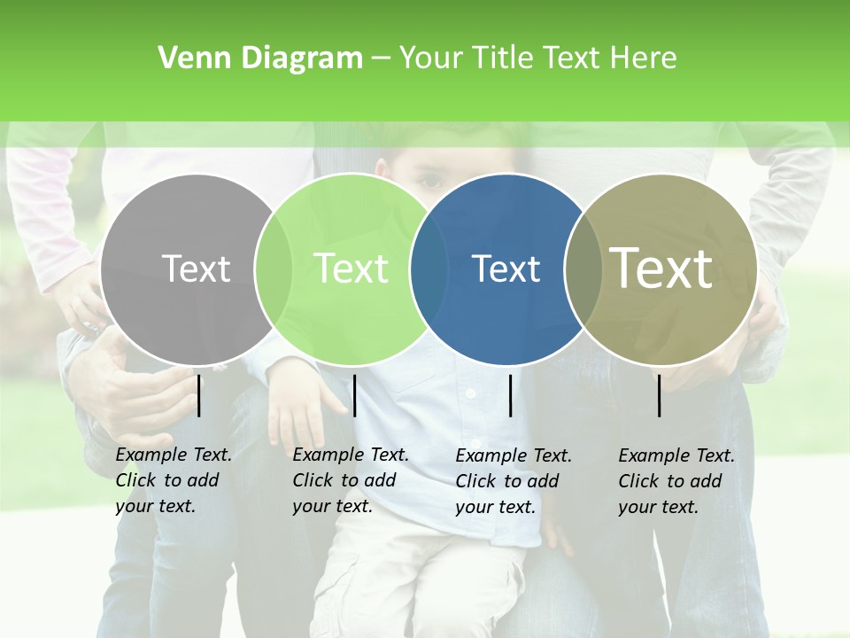 Happiness Sons Outside PowerPoint Template